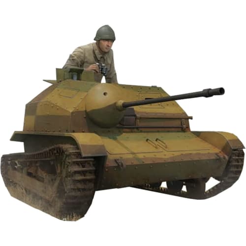 

IBG 1/35 Scale Polish Army TKS Small Tank with 20mm Gun, Metal Gun Barrel and Two Tank Crew Figures, Plastic Model Kit PB35046