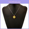 Unisex Sport Ball Pendant Necklace With Alloy Material And Electroplated Coating For Trendy Look