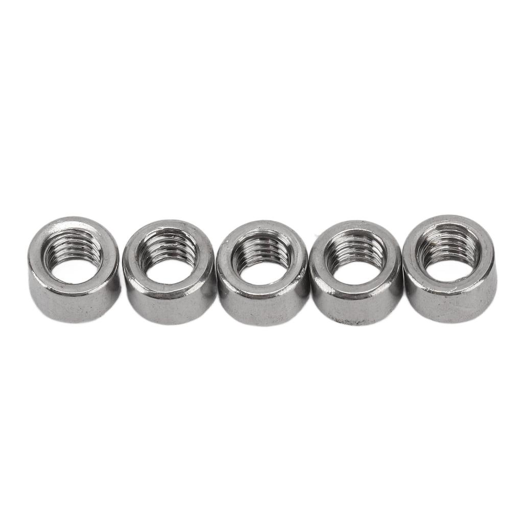 50 Pcs Round Coupling Nut M4x0.7 4mm Length 304 Stainless Steel Sturdy Round Connector Nuts for