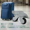 Replacement Suitcase Casters, Perfect for Tire Replacement and Repair, Quiet, 360-Degree Rotation, Easy Assembly, Set of 2 Small, Gray