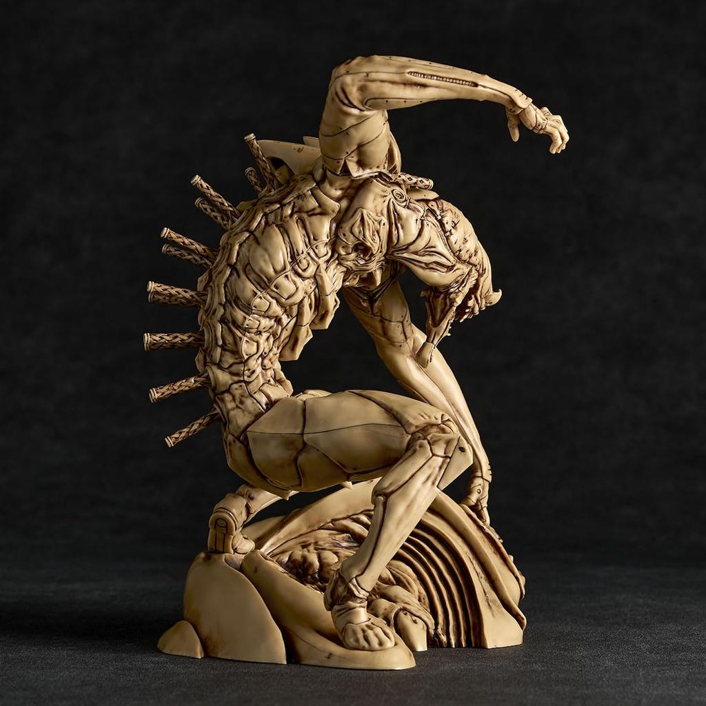 Kaiyodo Artpla ARTPLA SCULPTURE WORKS Evangelion Unit 2 Beast 2nd Form The Beast Geofront Blood Battle Beige Color Height 170mm Unpainted Plastic