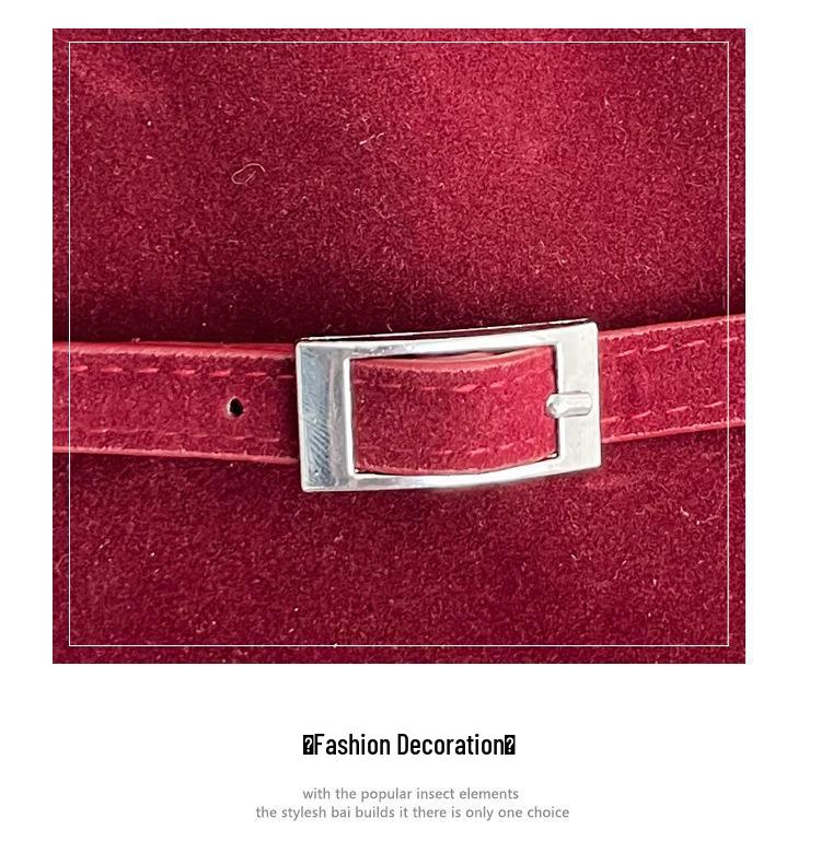 Torba typu tote vintage Niche Suede: Duża pojemność, wszechstronna moda dojazdowa