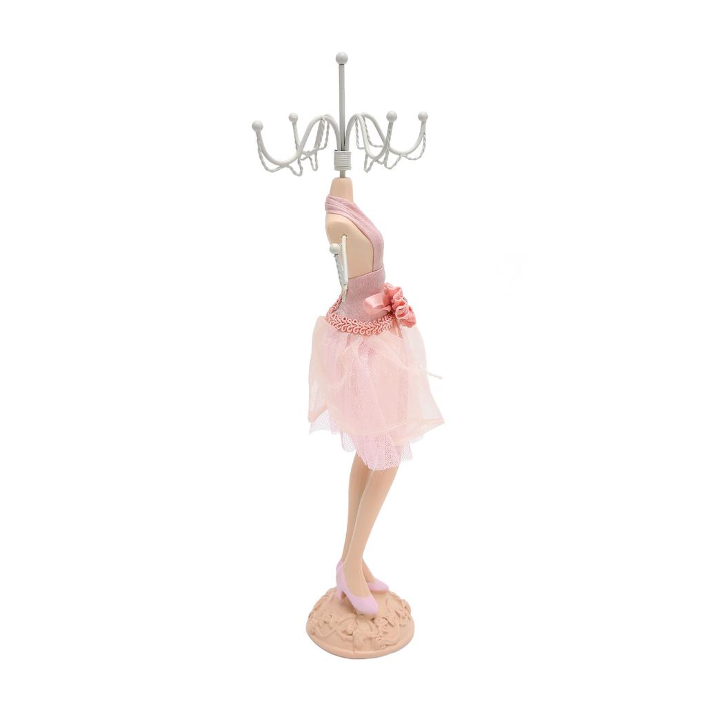 Elegant Jewelry Display Stand Mannequin Dress Necklace Jewelry Rack Holder for Rings Bracelet Earrings