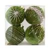 4Pcs/set Sparkling Xmas Tree Hanging Pendant Xmas Ornament Ball  Christmas Decorations
