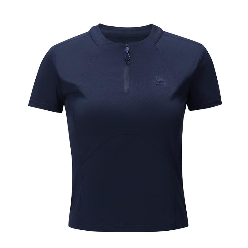 

CAMEL Women s Quick-Dry Half-Placket Sports T-Shirt M