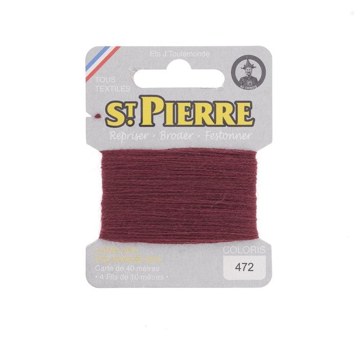 Laine Saint Pierre - repriser broder festonner 10 pièces - Att 472