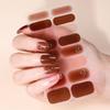 16Tips Full Cover Nail Stickers Valentine's Day Love Nail Polish Sticker Self Adhesive Manicure Decoration Nail Art Decal