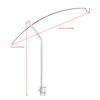 Outdoor Light Hanger Detachable Lantern Stand Aluminum Alloy Portable Camp Light Stand Folding Lighting Fixture Hanging Bracket