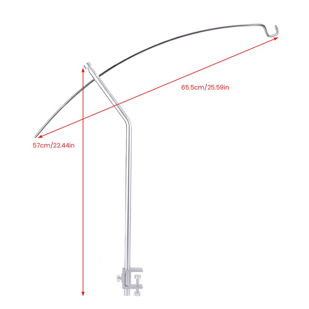 Outdoor Light Hanger Detachable Lantern Stand Aluminum Alloy Portable Camp Light Stand Folding Lighting Fixture Hanging Bracket