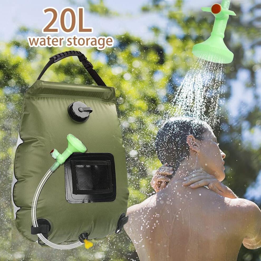 Solar Camping Shower Bag, Solar Shower Bag, Solar Camping Shower, Camping Shower Bag, Foldable Shower Bag, Switchable Shower Head