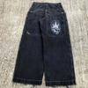 Jeans Uomo Vestibilità Dritta Denim Lavato Vintage Vita Alta Casual Streetwear Pantaloni Slim Stretch Cotone
