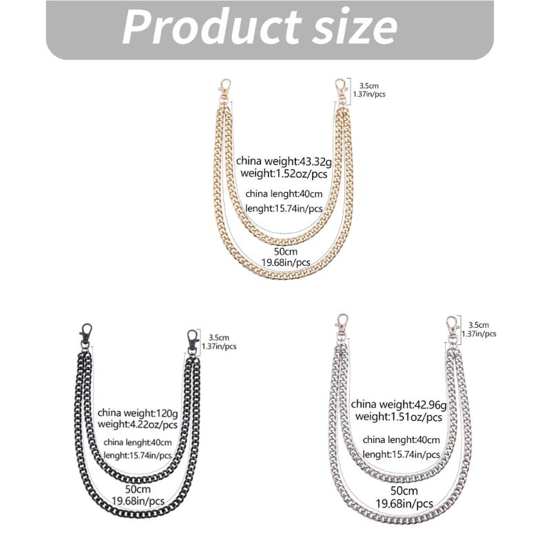 Waist Chain for Men Women Boy Girls Punk Wallet Keychain Belt Metal Jeans Pants Chain with Secure Clasp Accessories