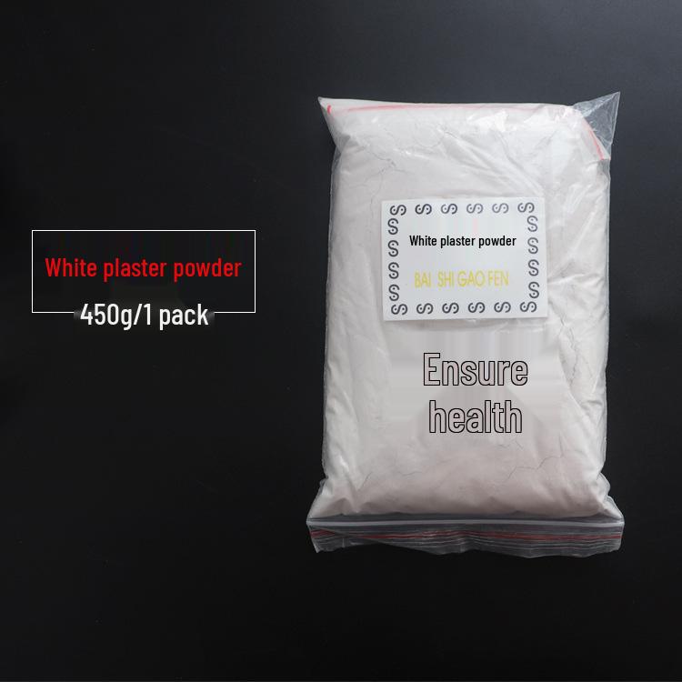 Polvere antiruggine, isolante termico e anti-annerimento con borace, allume, intonaco bianco e giallo