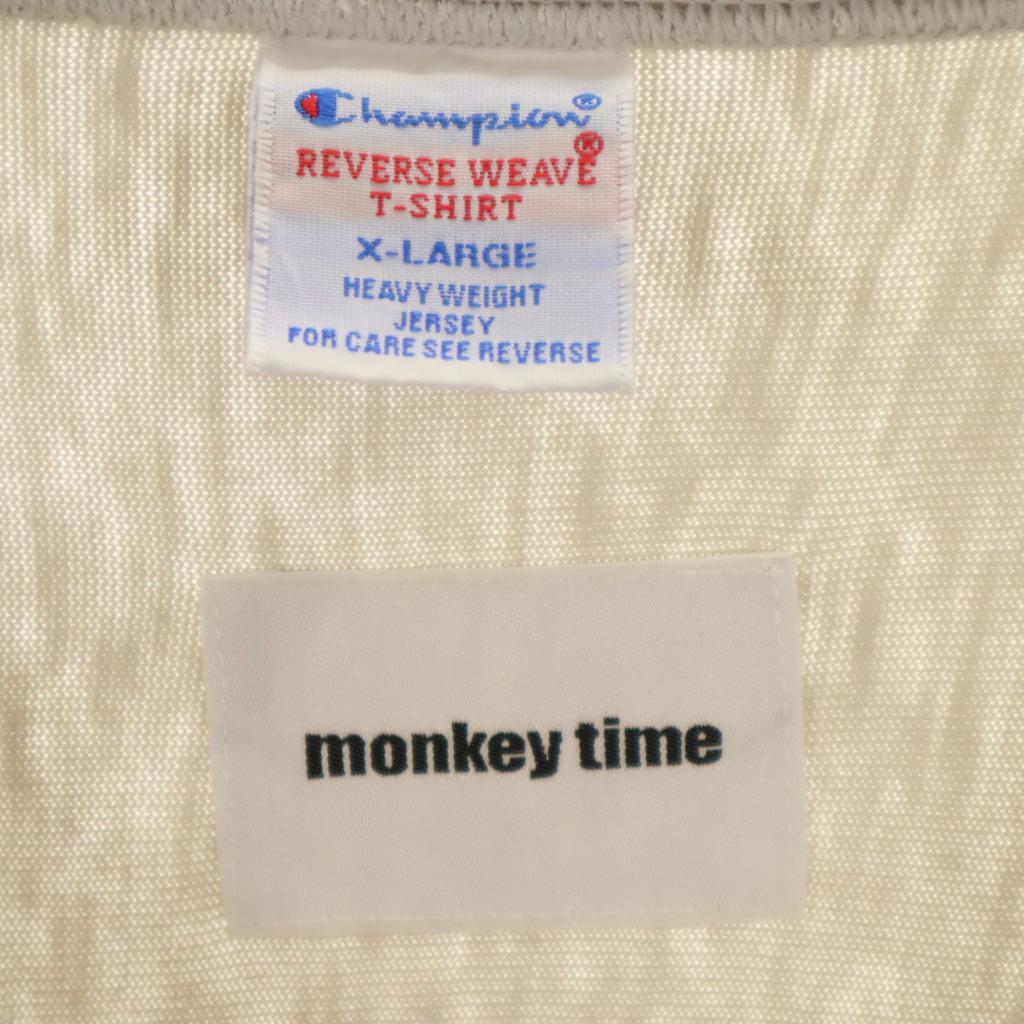 Champion MONKEY TIME Special Order 7 minutes sleeve Reverse Wave Heavyweight T-shirt Men's Used