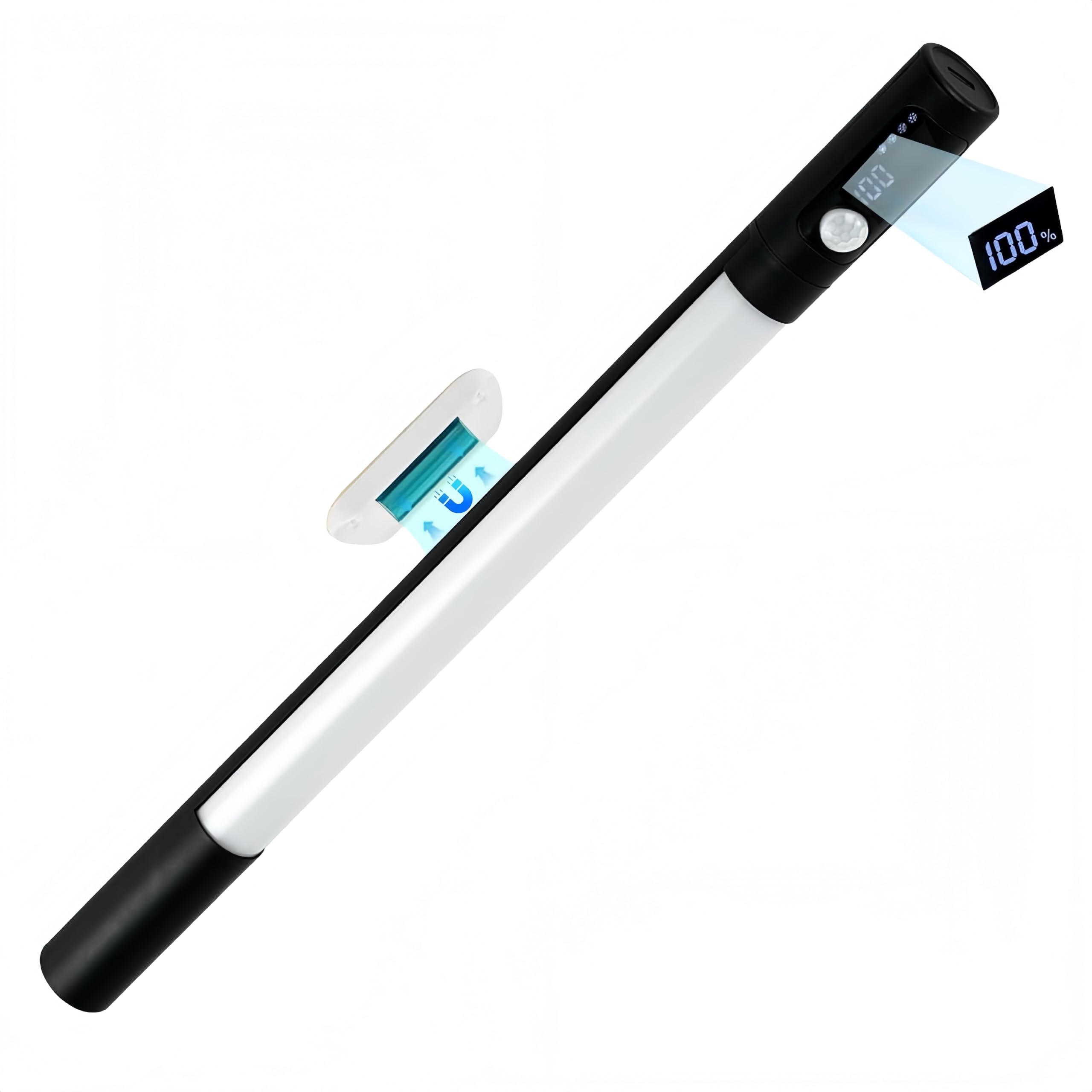 

KEEBRIGHT LED Bar Light, Rechargeable Motion Sensor Light, 3 Color Temperatures, 4 Dimming Levels, 2000mAh High Capacity, LED Battery Level