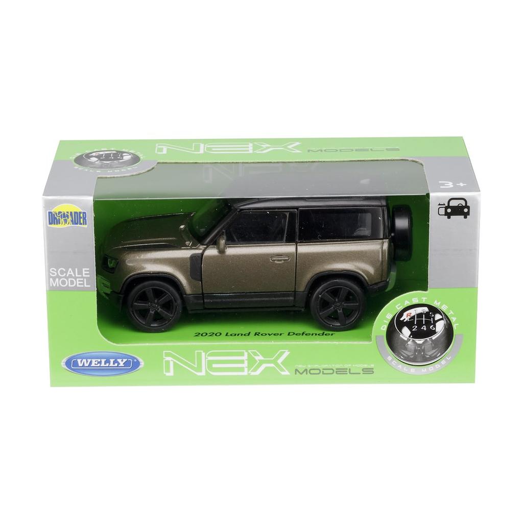 Model 1:34, Land Rover Defender 2020, brązowy