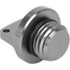 M20 x 2.5 Universal Motorcycle Engine Oil Filler Cap Screw Cover Plug Gray with O-ring Valve Oil Cap Transmission Tank Cover