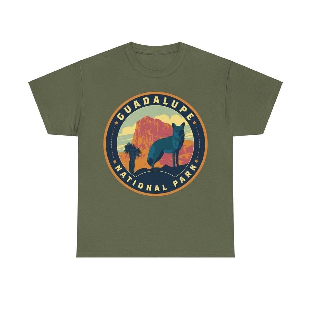 

Guadalupe Mountains National Park Texas Round Logo T-shirt S