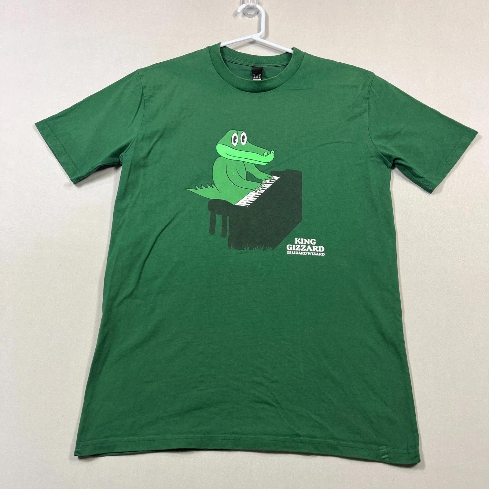 

King Gizzard and the Lizard Wizard Green Band Tee T Shirt Mens Medium M Slim L