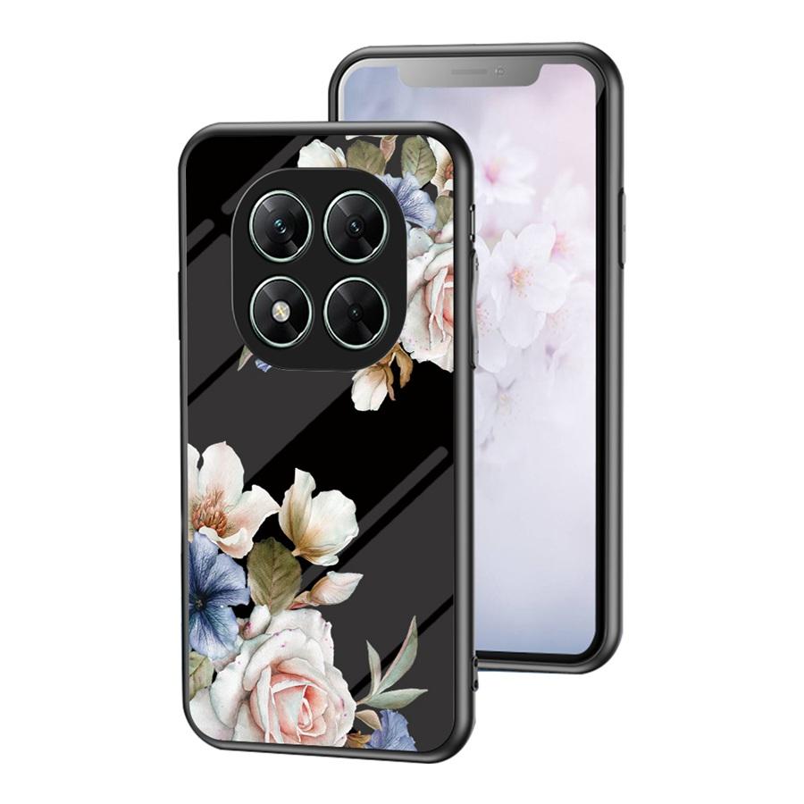

Чехол из закаленного стекла с цветочным рисунком для Xiaomi Redmi Note 14S 14 Pro Plus 5G Poco X7 M7 F7 15 Ultra A5 X 7 F 7 M 7 Note14 S с рисунком розы Xiaomi Poco M7 Pro 5G