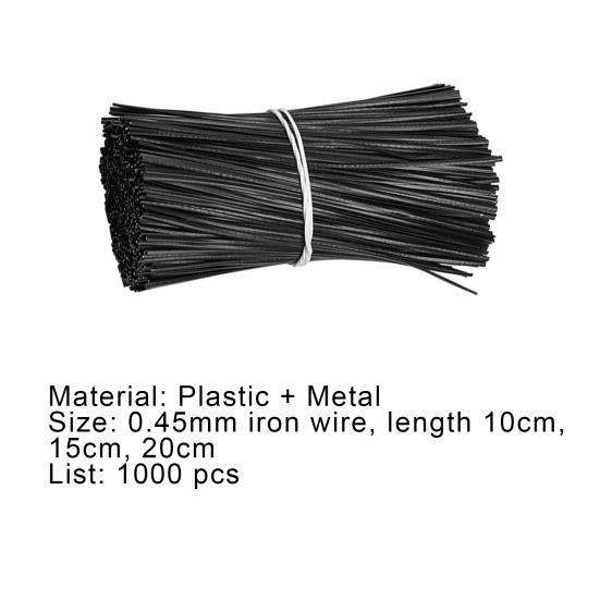 1000Pcs Plant Ties Flexible Releasable Plastic Waterproof Flower Wires for Garden
