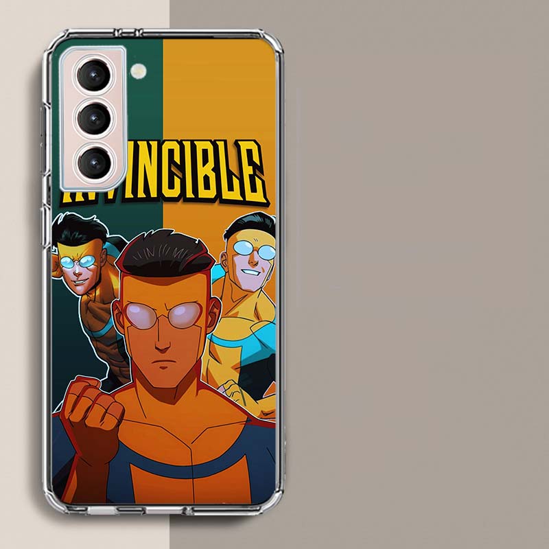 Cartoon Invincible Phone Case For Samsung Galaxy S25 Edge S24 S23 FE S21 S20 S10 Plus S22 S26 Ultra Cover Clear Cases TPU Capa S