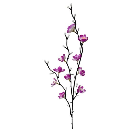 10 Pcs Artificial Plum Blossom Fake Long Stem Wintersweet Flowers Realistic Faux Silk Cherry Branches for Wedding Home Office