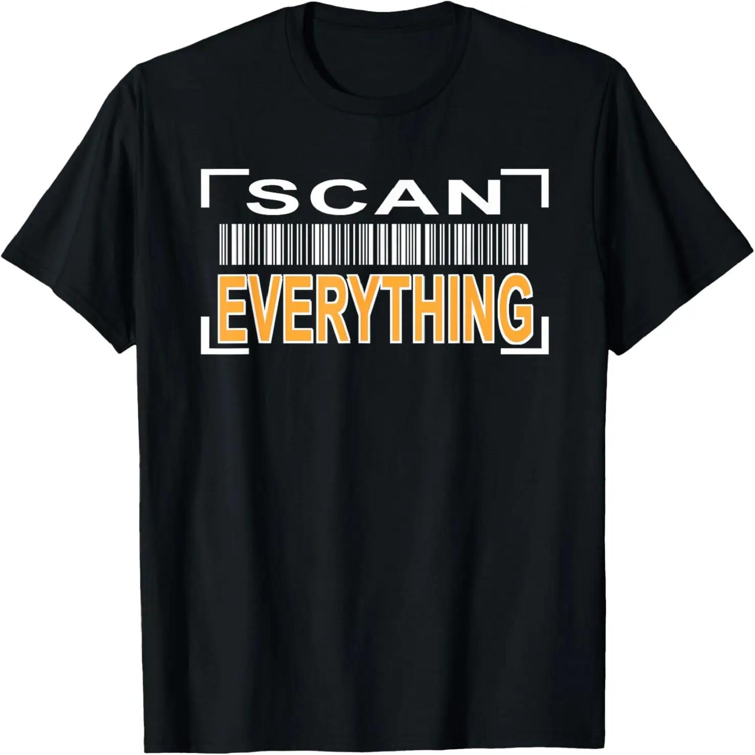 Amazonian Scan Everything Barcode Graphic Novelty T Shirt T-Shirt S