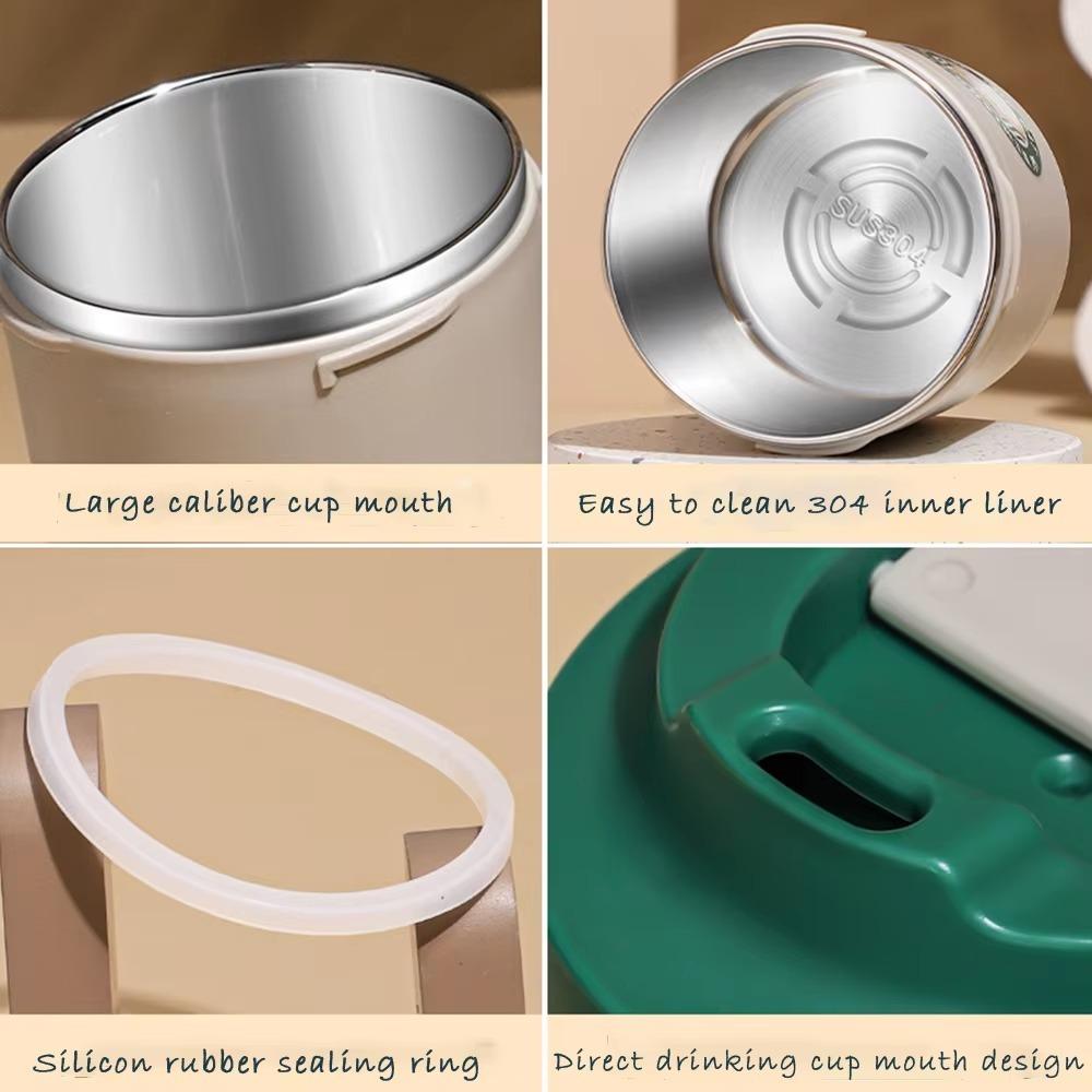 Cartoon Coffee Mug 380/480ML Tea Vacuum Cups Portable Water Cup  For Drinkware Coffee Milk Tumble