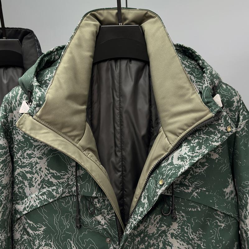 Plus Size 5XL-11XL Fashion Men's Oversize Parkas Winter Coat Hooded Casual Loose Thick Warm Outerwears Men Jackets