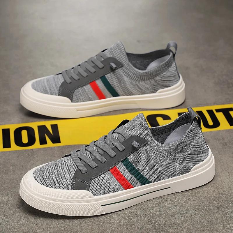 Fashion Sneakers for Men Luxury Light Mesh Breathable Outdoor Walking Loafers Male Flats Men‘s Casual Shoes Zapatos Para Hombres