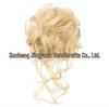 Euro-American Floral Messy Bun Wig - Long, Fluffy Clip-in Hairpiece