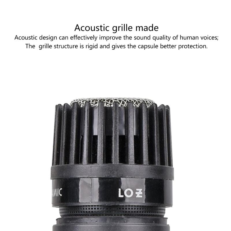 Dynamic Microphone for Studio Recording and Live Performances SM57 Small Metal Microphone for Stereo Studio