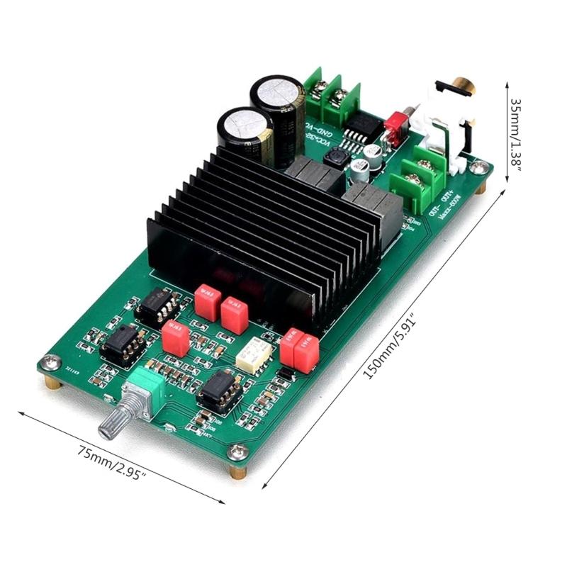 TPA3255 Mono 600W High Power Amplifier Board Subwoofer Full Frequency Switchable Class D Digital Power AMP Board