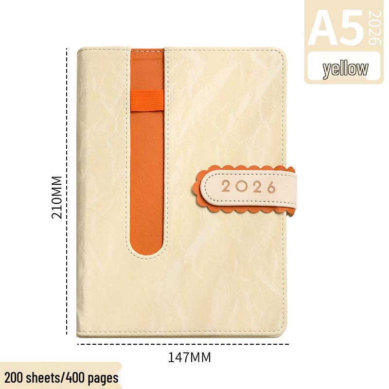 

2026 Macaron Color Planner: New Style Schedule & Time Management Notebook with Annual Calendar and Custom Logo A5