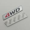 3D Metal Logo 4WD Emblem Car Fender Size Badge Car Trunk Decals 4WD Sticker Accessories car sticker emblem