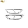 Steel Chrome Rear Tail Exhaust Pipes Frame Cover Trim For Honda Accord 2018-