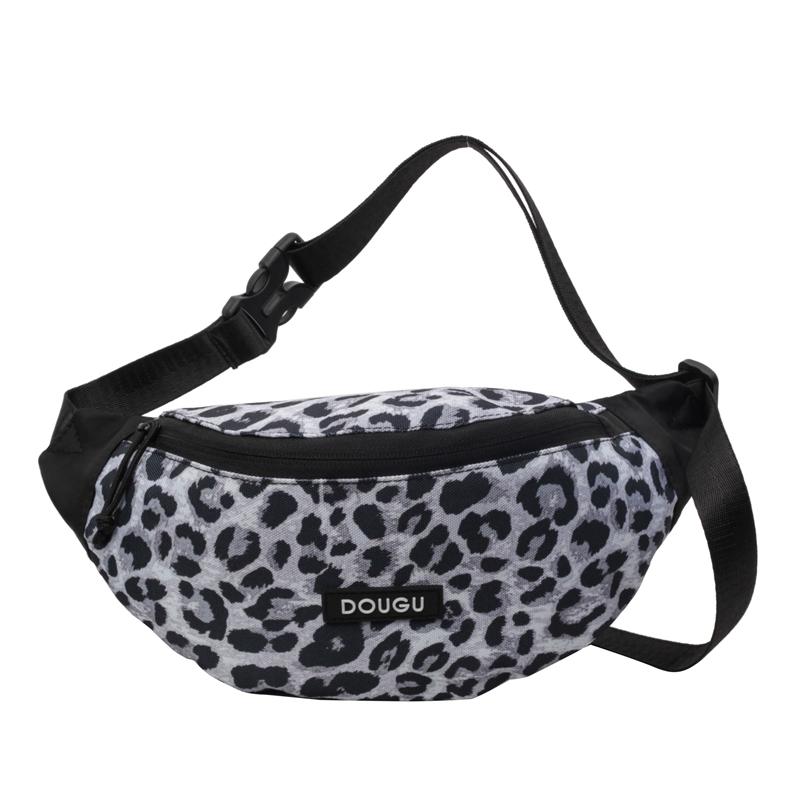 

Женская нагрудная сумка с леопардовым принтом, многофункциональная сумка через плечо, сумка через плечо белый