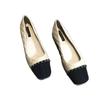 Fashion Xiaoxiangfeng Low-heeled Shoes Versatile Women's Soft-soled Shoes New Spring and Autumn Square Head Thick-heeled Single Shoes Women