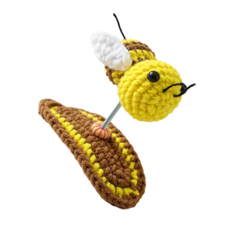 Creative Hair Clips Small Crochet Hairwear Accessories for Little Kids