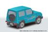 AOSHIMA 1/32 Scale Rakupla Snap Kit No. 18-TB Suzuki JA11 Jimny Triton Blue Metallic Pre-Colored Plastic Model Kit (Automobile)