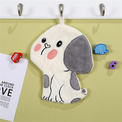 Cute Soft Towel Hanging Towel Absorbent Hand Cloth Cartoon Hand Towel
