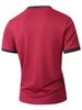 Men Color Block Casual Round Neck Short Sleeve T Shirt Cargo Shorts Two Piece Set