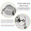 Ergonomic Wire Stripping Pliers Stainless Steel Sharpened Edges 0.5-4.0mm Ranges Tool For Chain Repair And Wiring