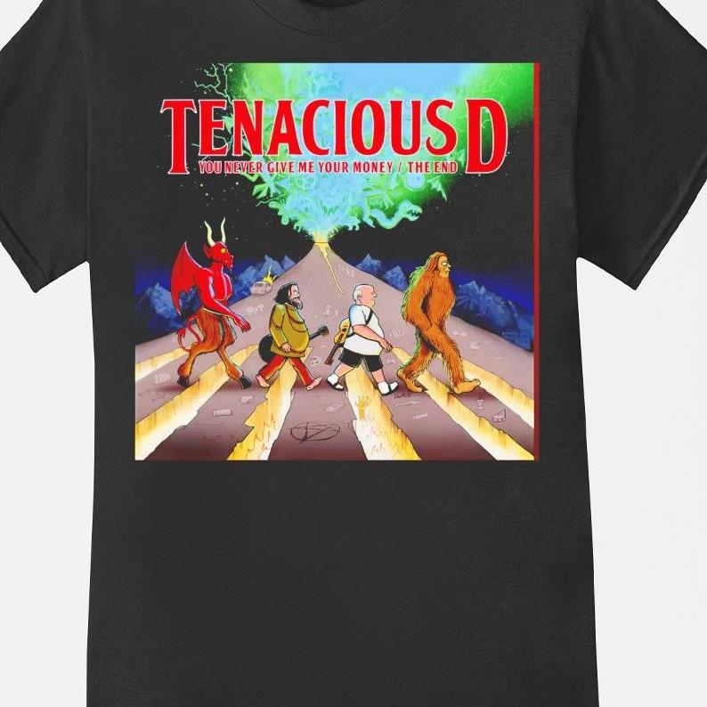 Tenacious D rock band the end black T-shirt Unisex All sizes XZ1001 Unisex T-Shirt S
