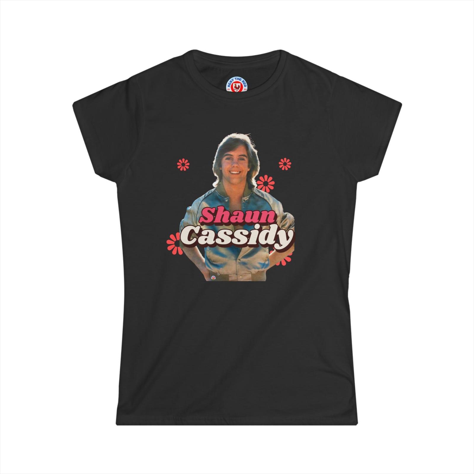 Shaun Cassidy 70s Tiger beat Softstyle Tee S