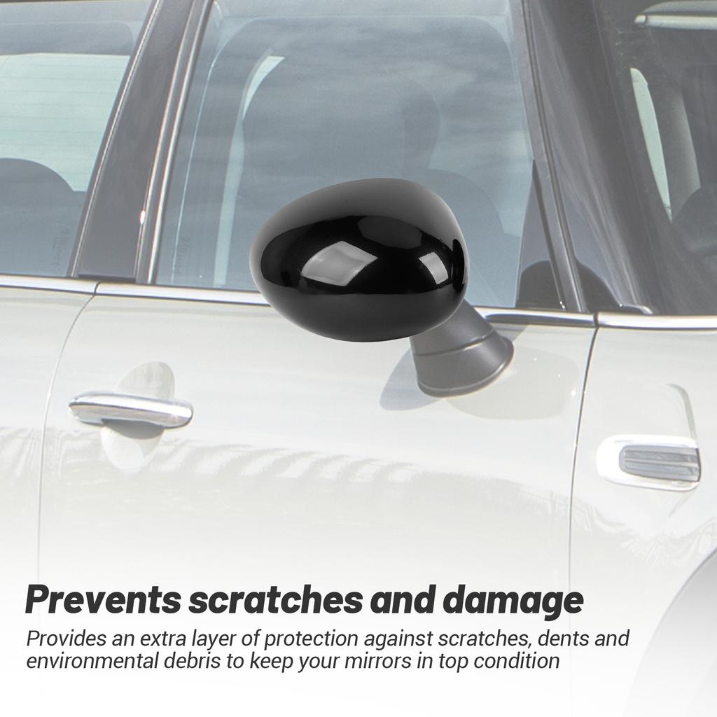 Rearview Side Mirror Covers Protective Secure Fit Sporty Look Door Side Wing Mirror Cover 51167401229 for F54 F55 F56 F57 F60