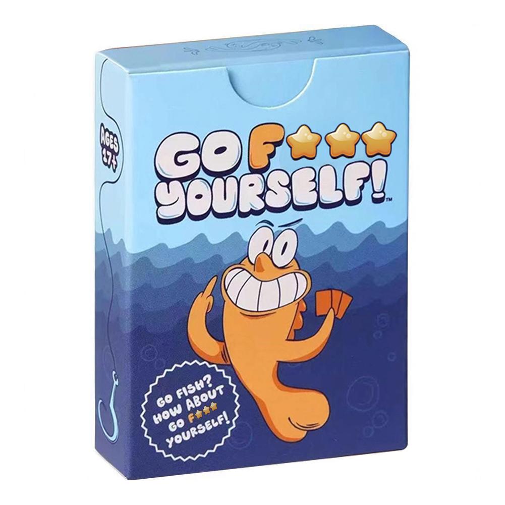 Go Fish Card Game Yourself Fun Gag Gift Hilarious Board Games with A Twist Night Family Interaction Party for 2+ Players