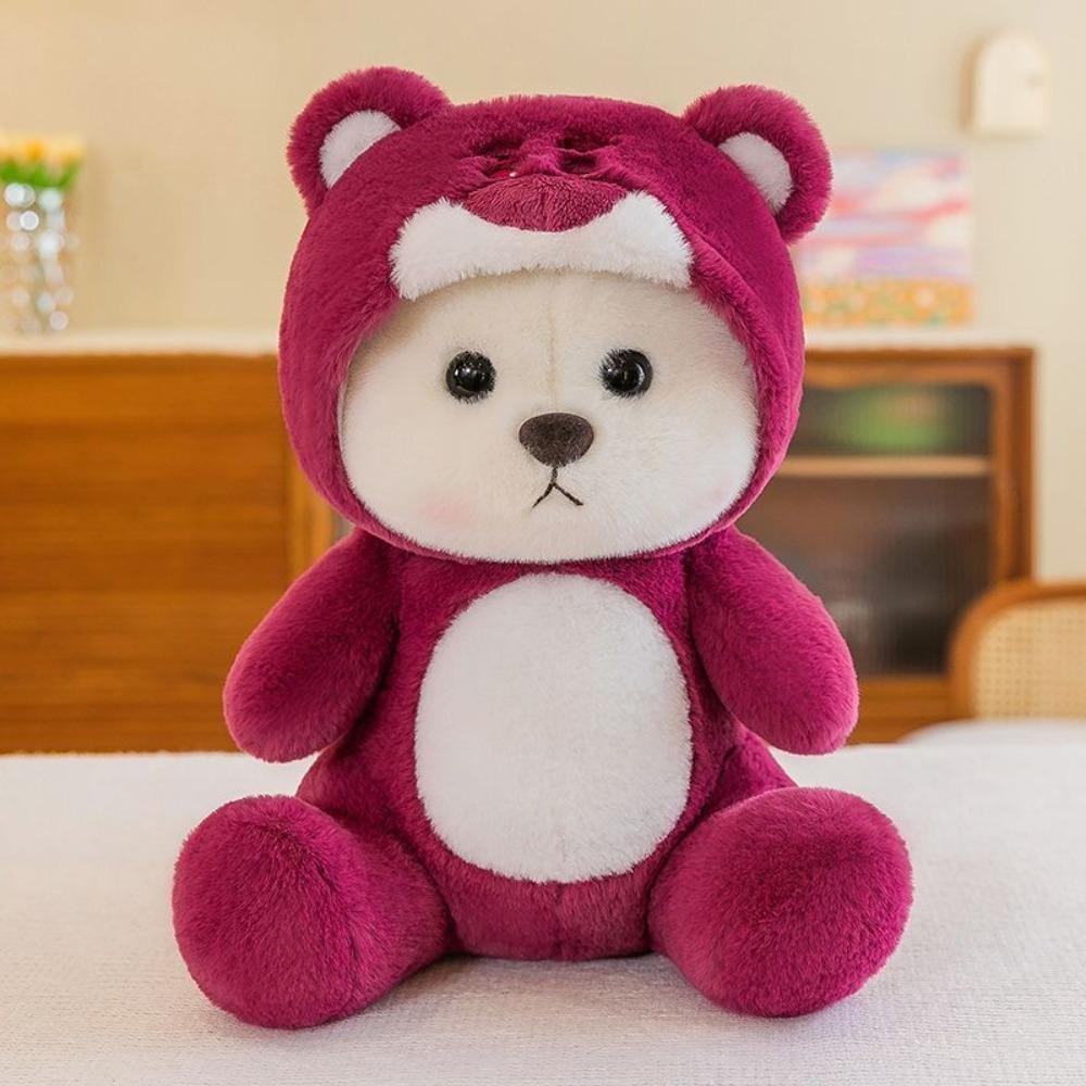 New Transformed Bear Doll Plush Toy Throw Pillow Large Drag Doll for Children's Gifts