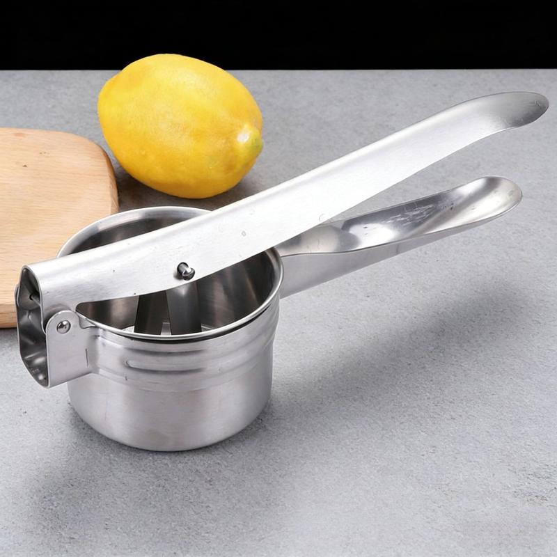 [New Arrival] Stainless Steel Manual Juicer Potato Ricer Multi Functional Food Presser Masher Extractor For Fruit & Vegetable